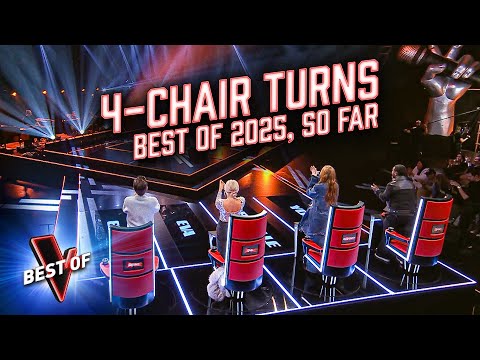 The Very Best 4-CHAIR TURNS of The Voice 2025 So Far
