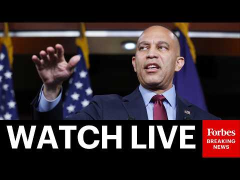 LIVE: Hakeem Jeffries Holds Press Conference After U.S. Seizes Iran-Linked Vessel