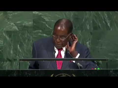 'Giant Gold Goliath Trump' - Mugabe's Speech At The 2017 UN General Assembly