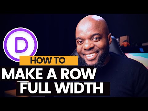 Divi - How to make a row full width