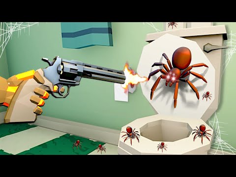 SPIDERS INFESTED MY HOUSE! (Kill It With Fire VR)