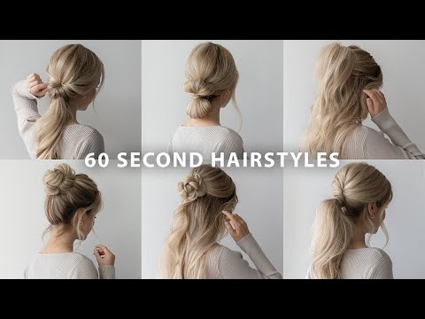 6 60 SECOND HAIRSTYLES ✨ Cute Hairstyles For Long Hair