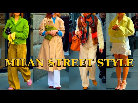 How People Really Dress in Milan 🌸 Chic Street Style, Elegant Fashion and Stylish Outfits at +18°C 
