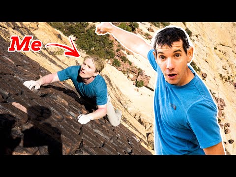 Climbing SOLO with Alex Honnold   **INSANE EXPERIENCE**