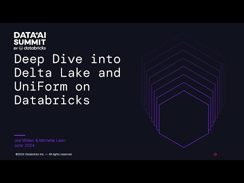 Deep Dive into Delta Lake and UniForm on Databricks