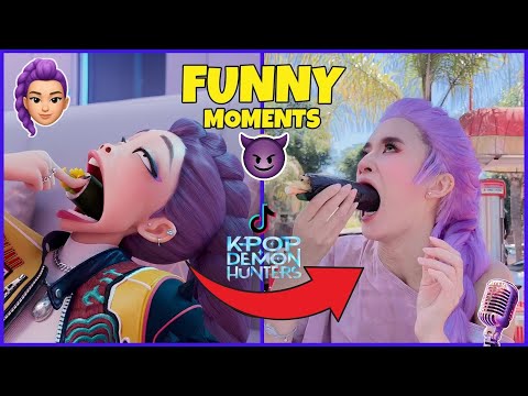 K-pop Demon Hunters in Real Life?! 😈🎬 Guess the Song & Character by Emoji! | 🎭🎶 Huntrix & Saja Boys