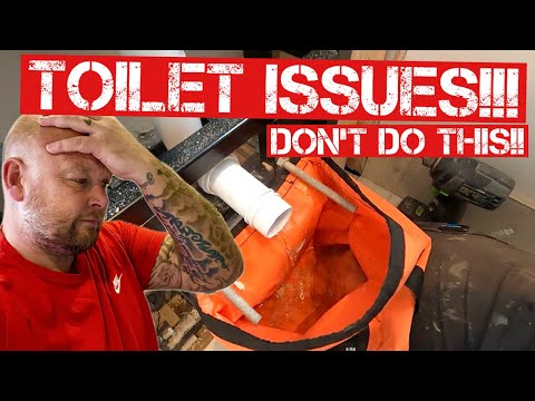 FIXING TOILET FLUSH PROBLEMS on this BATHROOM REMODEL | Real World Plumbing