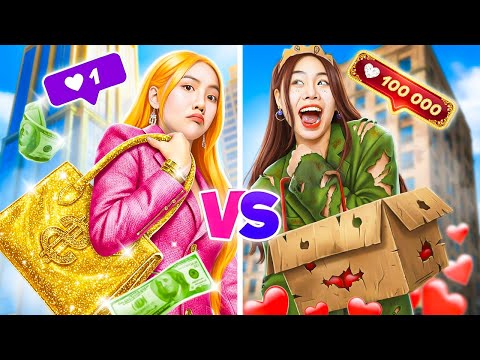 Unpopular Rich Girl Vs Popular Poor Girl! Who Is The Best?