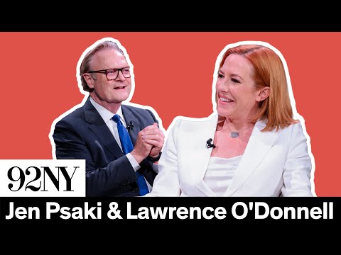 Jen Psaki with Lawrence O'Donnell — Say More: Lessons from Work, the White House, and the World