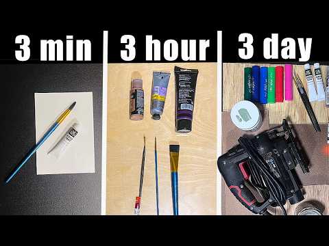 I Painted Bigfoot 3 Times - 3 Minutes, vs 3 Hour, vs 3 Day