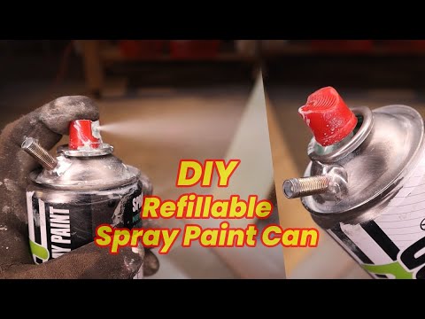 DIY Refillable Spray Paint Can