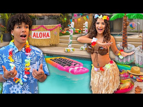 WE THREW A POOL PARTY!! *almost kicked out*
