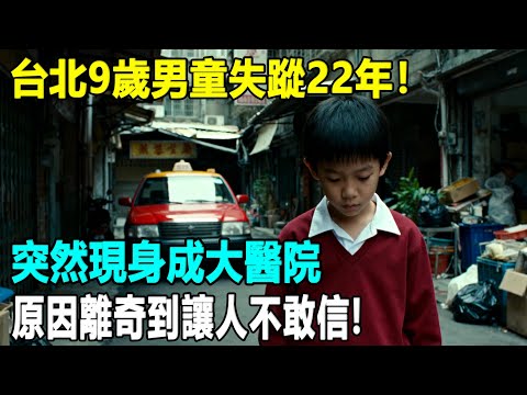 台北9歲男童失蹤22年！突然現身成大醫院，原因離奇到讓人不敢信!