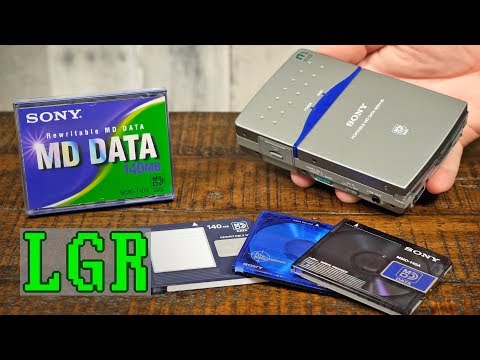 LGR Oddware - MiniDisc Data Storage: Sony MDH-10