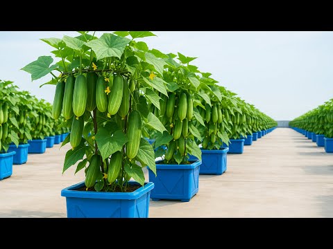 Grow Cucumbers in Plastic Cans — No Garden Needed to Turn Your Balcony into a Farm