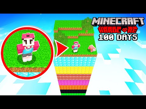 MINECRAFT mit 100 SCHICHTEN Spielen! 😱 (sehr schwer)
