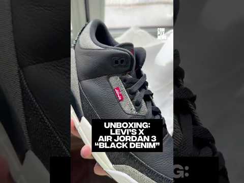 We got our hands the Levi's x Air Jordan 3 "Black Denim" before it drops on 2/20 #complexnews