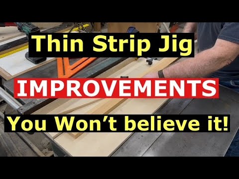 Improved Thin Strip Jig Simple DIY Design Get Perfect for PRO Results (You Made the Difference)
