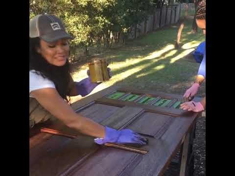 Learn How To Stain Your Own Door - Behind The Scenes of "Flipping Virgins"