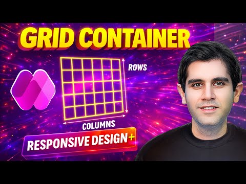This New Power Apps Grid Container Changes Everything 🔥 (Responsive Design in Canvas Apps)