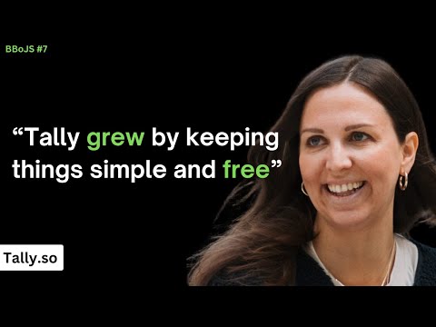 Marie Martens: Scaling a Google Forms alternative to 450,000 users and $150,000 in MRR | BBoJS #7