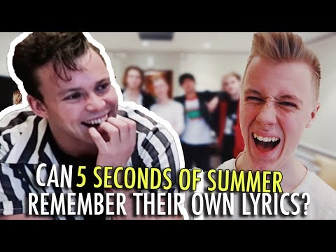 Can 5SOS Remember Their Own Lyrics?