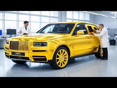Inside the Factory: Building a Solid Gold VR7 Bulletproof Rolls-Royce Cullinan