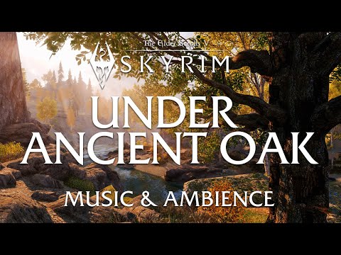 Under the Ancient Oak | The Elder Scrolls V Skyrim Soothing Music and Ambience
