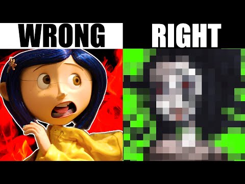 how Coraline should ACTUALLY look // [book versus movie: CORALINE]