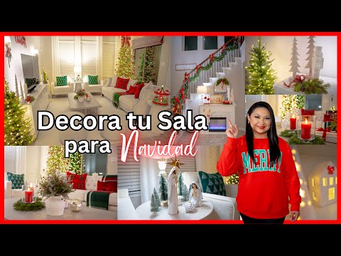 DECORA tu SALA para NAVIDAD 2025 / Living room Christmas decor
