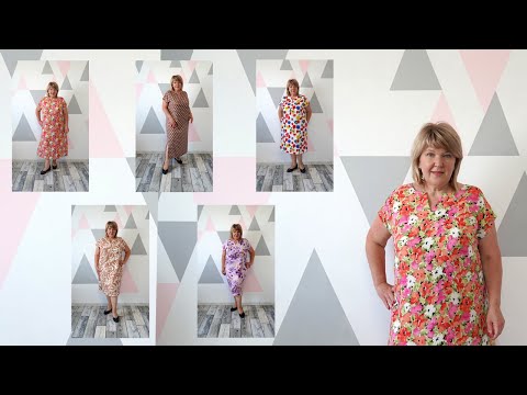 Платье за Час из одного метра ткани. Сшила пять платьев за два дня