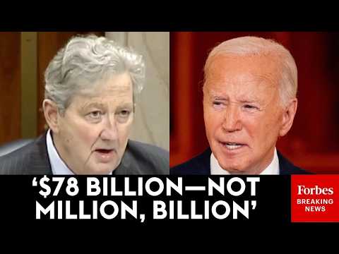John Kennedy Breaks Down Massive Last-Minute Biden-Era Funding That Was 'Shoveled Out The Door'