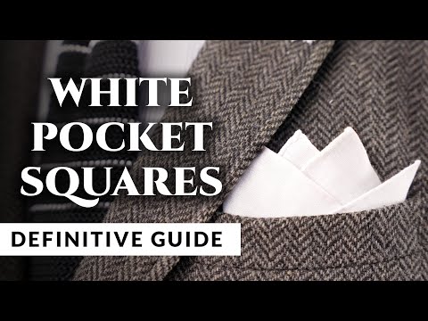 White Pocket Squares: The Definitive Guide for Men
