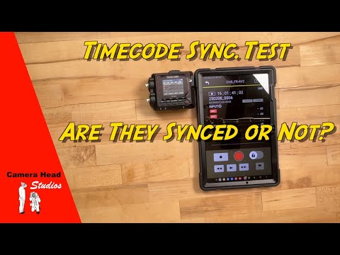 Timecode Sync. Test w/Tascam FR-AV2 & Tascam REC Connect App.