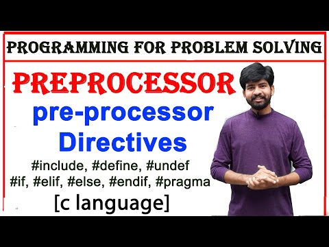 preprocessor in c || various pre processor directives in c, preprocessor commands | c language | pps