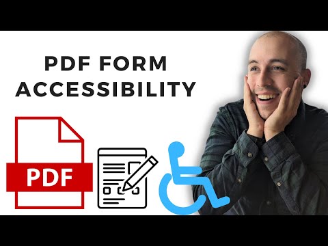 How to make a PDF form accessible | Adobe Acrobat PRO