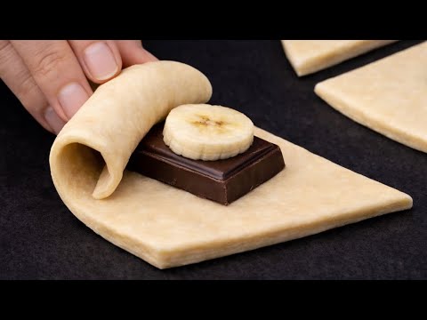 Dieses Blätterteig-Banane-Dessert lieben alle | Fertig in 20 Minuten