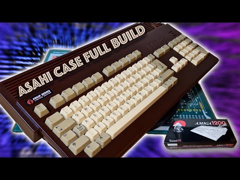 Amiga 1200 Asahi A1200.net Red Case Complete Build