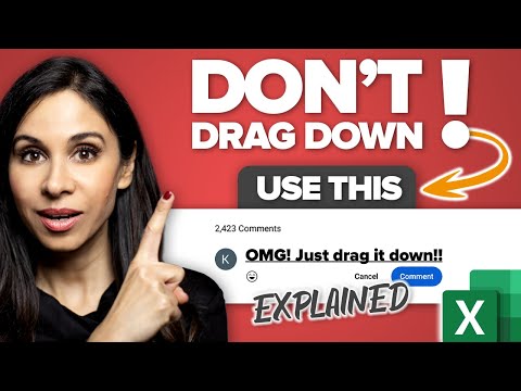 Do NOT Drag Down to Create Numbered Lists in Excel! Here's Why.