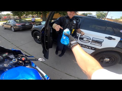 Delivering Drinks to Workers in 100ºF heat!