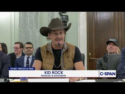 Kid Rock Testifies Before Senate on Concert Ticket Fees