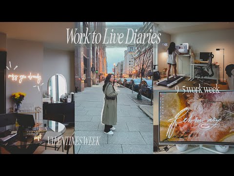 WORK TO LIVE DIARIES: 9-5 work week vlog in corporate, how i balance life & wfh, setting boundaries
