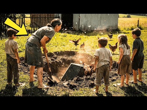 LA VIUDA POBRE COMPRÓ GALLINAS PARA CRIAR EN SU PATIO — PERO AL CAVAR EL CORRAL, GRITÓ...