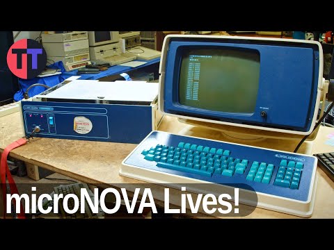Data General microNOVA Refurb and Powered Up With @UsagiElectric !