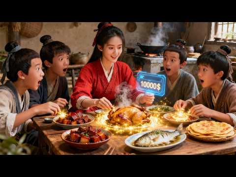 穿越成荒年窮村婦，四個拖油瓶咋養活？別慌，時空交易系統開啓，看她如何虐渣賺錢糧食堆成山！#drama #短劇#chinesedrama #熱門短劇#萌娃#短剧推荐#穿越#古装#逆袭