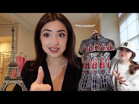 I flew to Paris just to wear this dress.