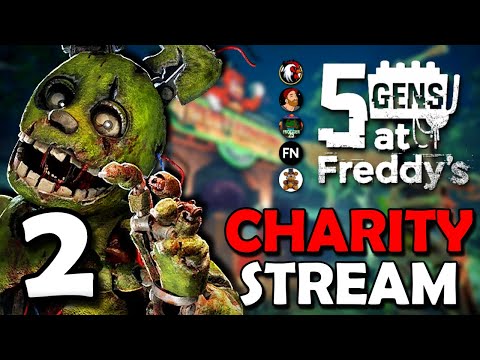 5 GEN'S AT FREDDY'S Charity Stream | Dead By Daylight Tournament (Day 2)
