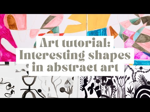 Creating interesting shapes in abstract art