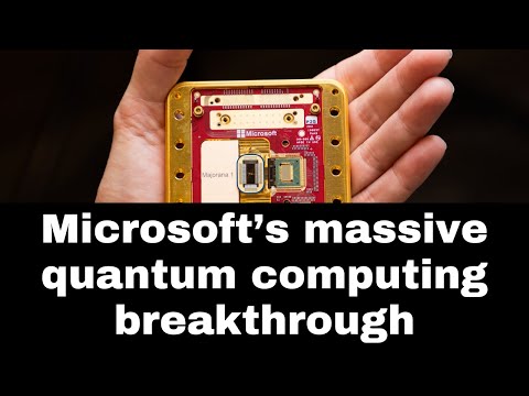 Massive Microsoft quantum computer breakthrough via entirely new state of matter (!!!)