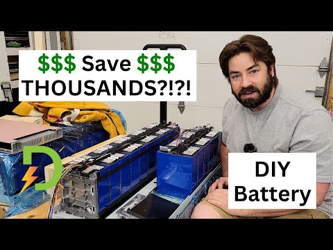 Build your own solar battery and save thousands $$$